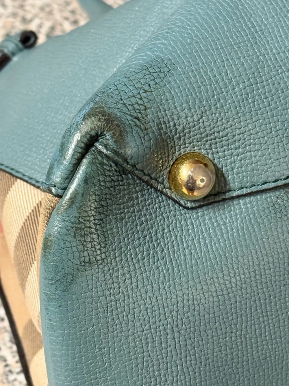 Burberry Medium Banner Tote House Check